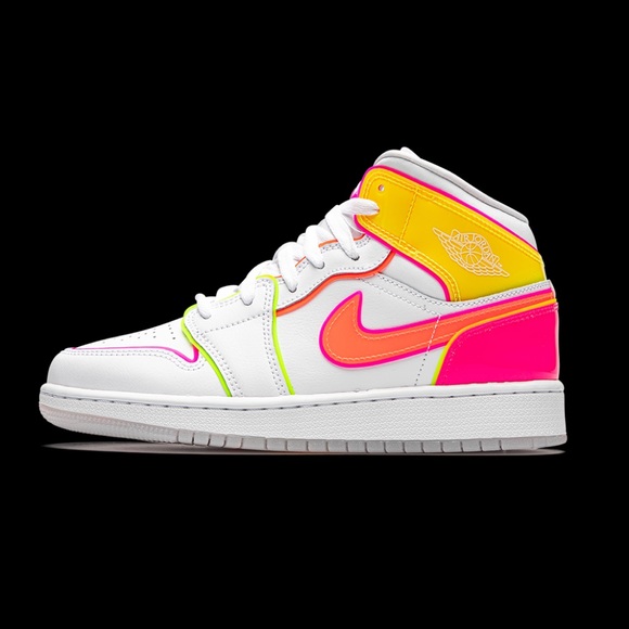 Jordan Shoes | Air Jordan Mid Edge Glow | Poshmark